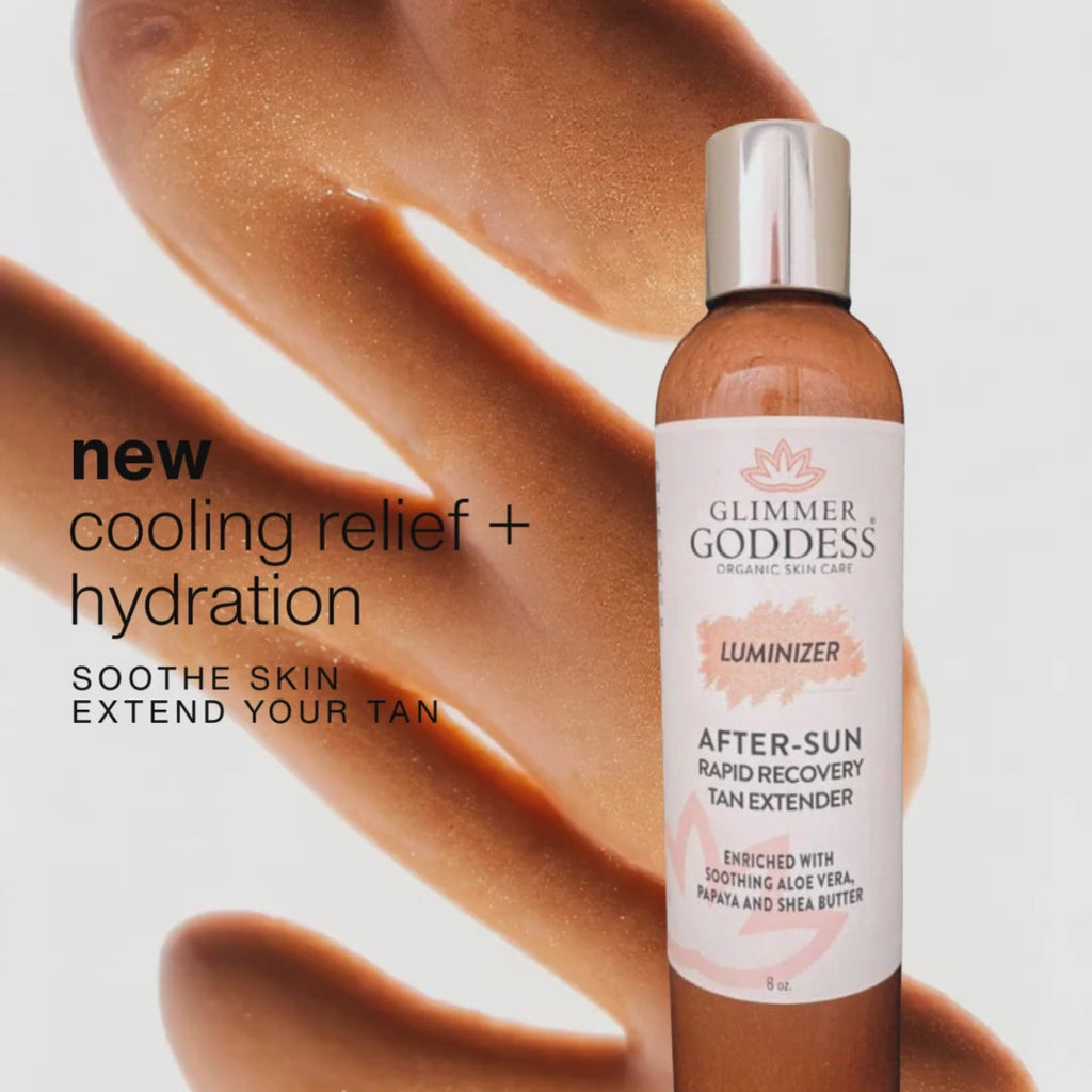 Organic After Sun Lotion & Tan Extender – Luminizing Shimmer