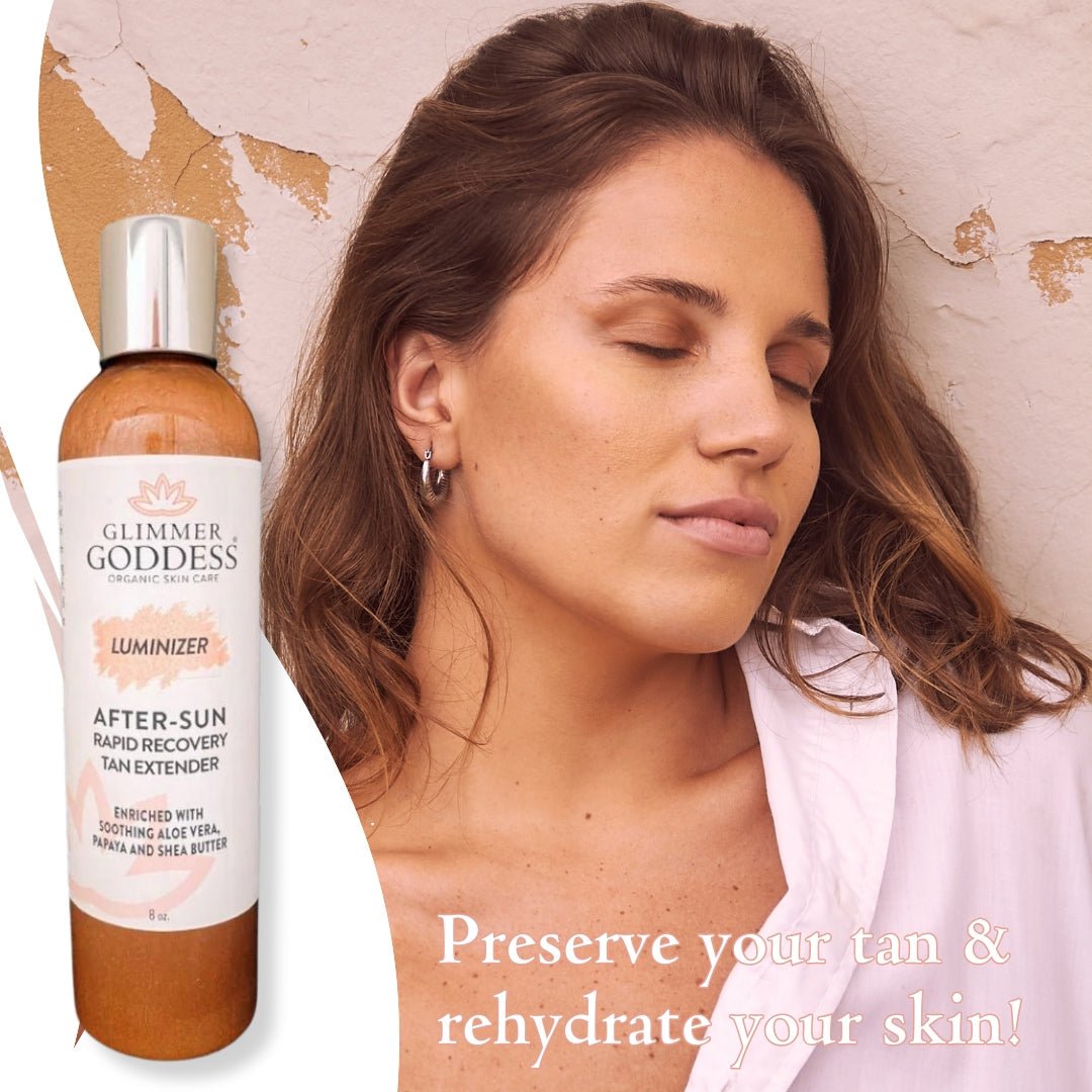Organic After Sun Lotion & Tan Extender – Luminizing Shimmer