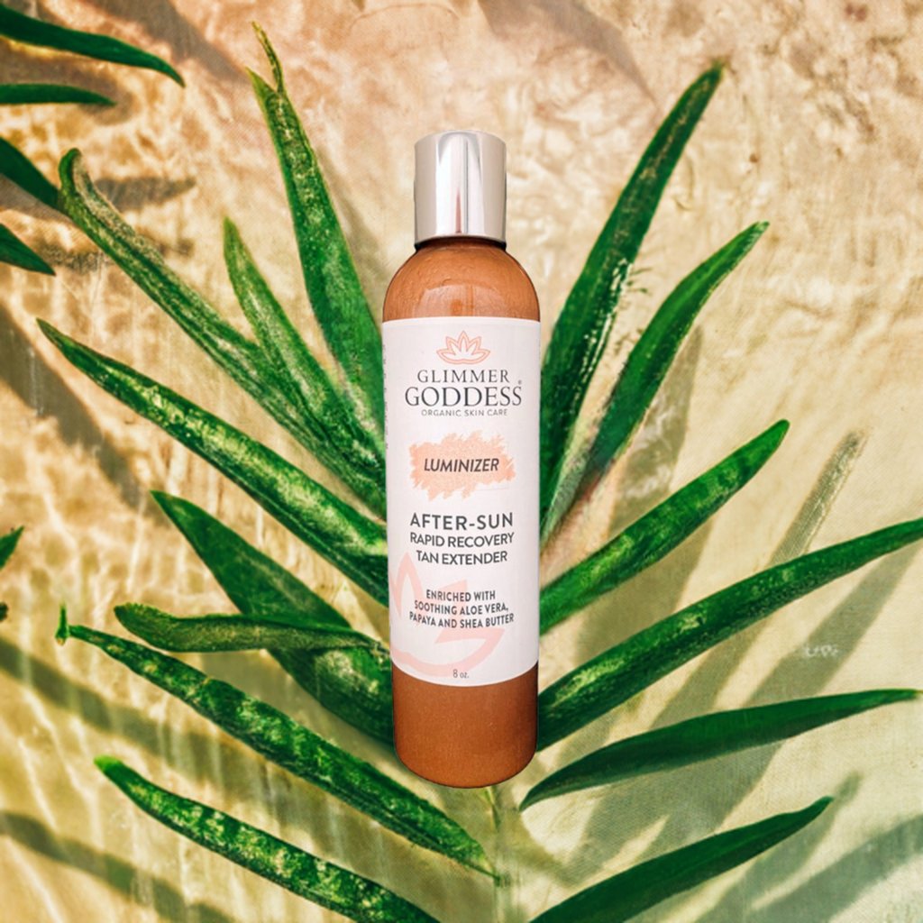 Organic After Sun Lotion & Tan Extender – Luminizing Shimmer